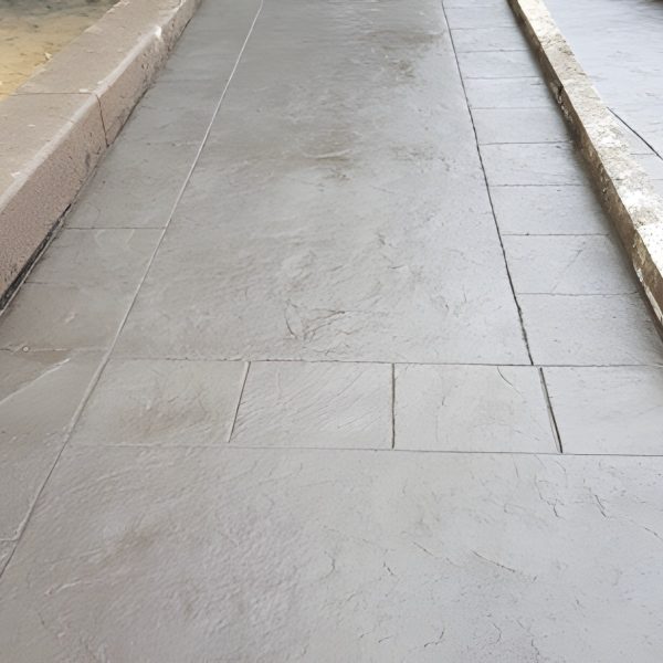 Mönsterbetong i mönstret Roman slate med bård