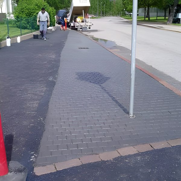 Mönsterbetong i mönstret Smågatsten